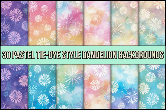 30 Pastel Dandelion Backgrounds
