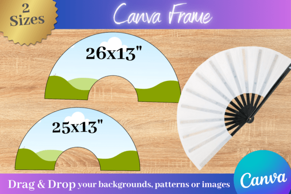 Clack Fan Canva Frame 2 Sizes – A Must-Have for Modern Designers and Creatives