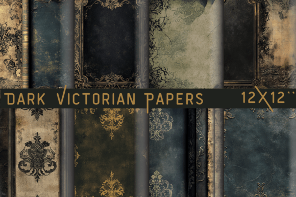 Dark Victorian Papers: Elevate Your Creative Projects with Timeless Elegance