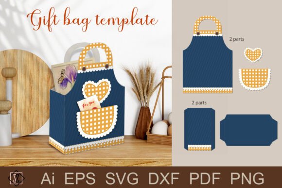 Gift Bag Template Apron. DIY: A Unique and Thoughtful Way to Present Gifts