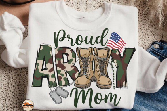 Proud Army Mom PNG and US Veterans Day PNG: Celebrating Patriotism Through Visual Design