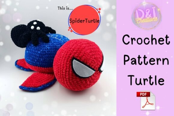 Spider Turtle Crochet Pattern SUPERHERO: A Unique Blend of Fun and Craftsmanship