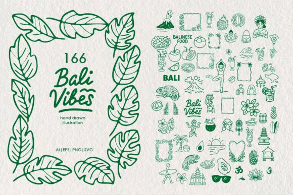Vector Bali Vibes: Creative Inspiration from an Island Paradise