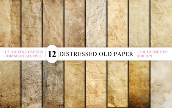 Vintage Aged Paper Background: A Timeless Design Element